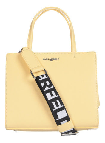 Bolsa Color Amarillo Satchel Karl Lagerfeld París Para Mujer