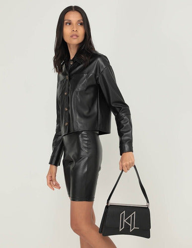 Bolsa Tipo Shoulder De Piel Karl Lagerfeld Paris Para Mujer